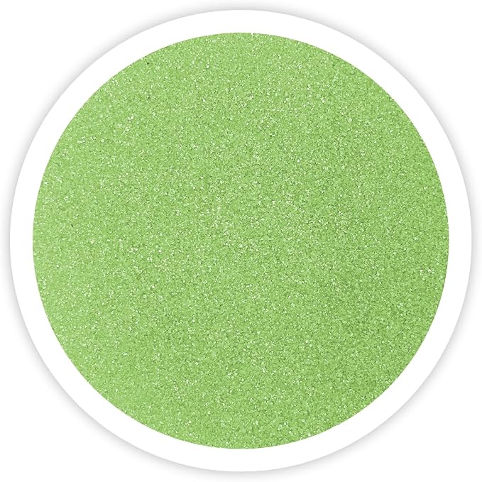 Meadow Green Unity Sand, 1 LB (16 oz), Soft Green Colored for Weddings, Vase Filler, Home Decor, Crafts, Terrariums, and More
