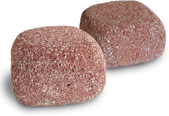 EcoBio-Block Aquarium Water Clarifier (Medium 2-Pack, 15–40 gal ea.) | Volcanic Rock — Lasts Up to 2 Years — No Weekly Additives — Long-Term Water Balance — Safe for Fish, Shrimp, Frogs & Turtles