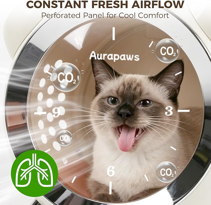 Cat Backpack Carrier, Bubble Window Pet Carrier Backpack, Breathable Hard Shell Cat Backpack for Travel Hiking Outdoor, Fits Cats up to 25 lbs