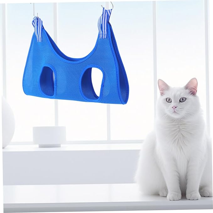 Toddmomy Pet Hammock for Cats and Dogs Space-Saving Grooming Sling for Nail Clipping and Trimming Versatile Design for Home Decor Comfortable
