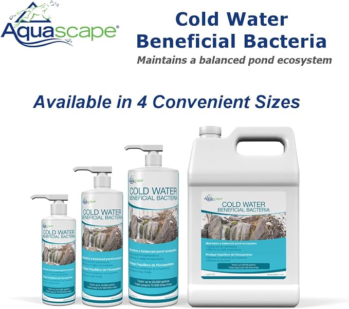 Aquascape Cold Water Beneficial Bacteria for Pond and Water Features 16 oz. / 473ml, 98893