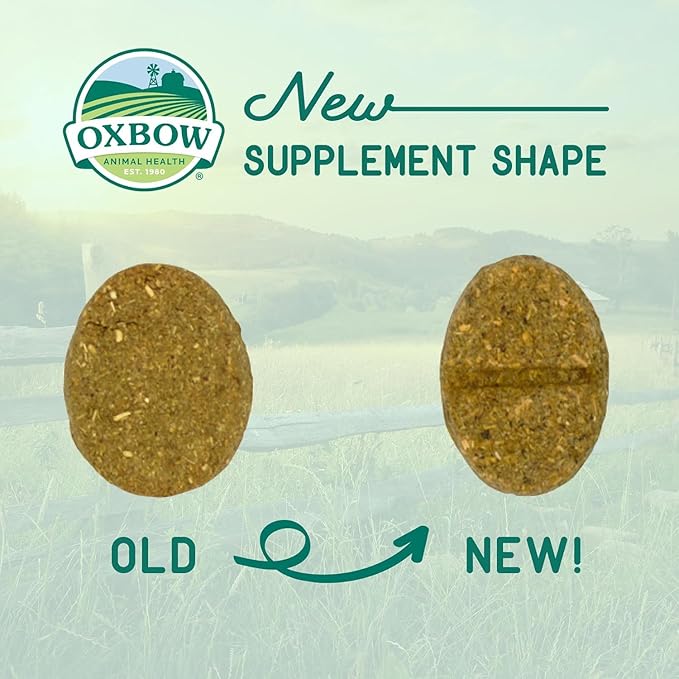 Oxbow Natural Science Multi-Vitamin, High Fiber Supplement for Rabbit & Guinea Pig, Made with Timothy Hay, Multi-Pet Households, Omega 3 & 6 Fatty Acids, Made in USA, 4.2 oz Bag, 3 Pack