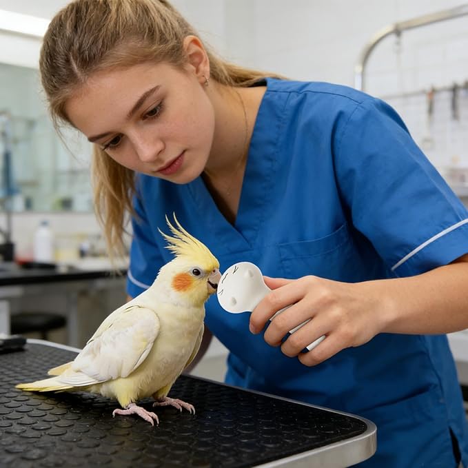 Cat Nail Grinder - 150mAh, Electric Bird Claw Cutter, 6 Replacement Heads | Reusable Puppy Nail Polishing Machine with Durable Design for Conure Cockatiel Parrot Parakeet Budgies Lovebird Macaw Do
