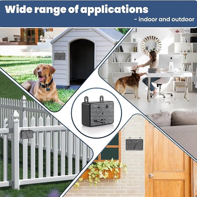 Anti Barking Devices，Anti Barking Device for Dogs Long Range 50ft (270°)，3 Modes Ultrasonic Bark Box，Dog Barking Deterrent Devices，Bark Box，Barking Control Devices for Dog Training in Outdoor/Indoor