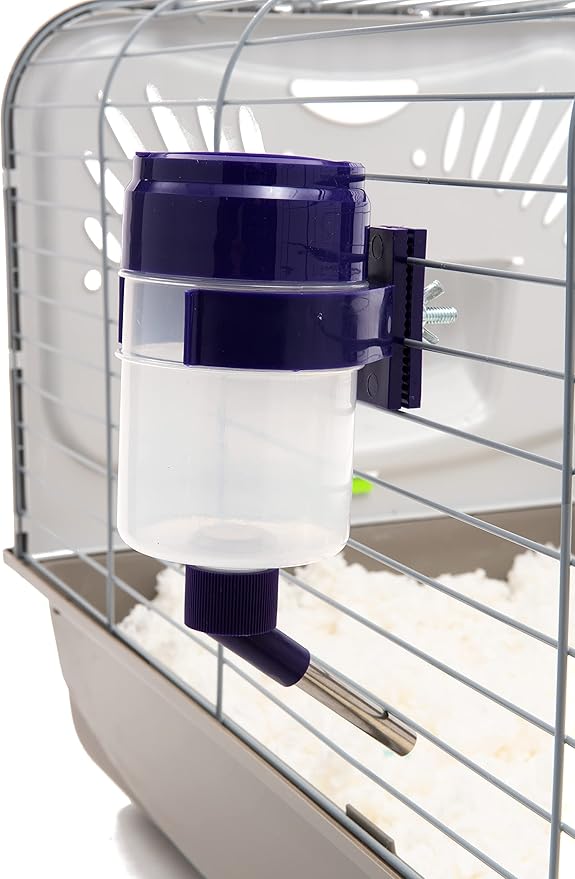 Lixit® Lever Valve Top Fill No Drip Water Bottles for Rabbits, Chinchillas, Ferrets, Guinea Pigs and Adult Rats (Purple (Pack of 2), 16 Ounce)