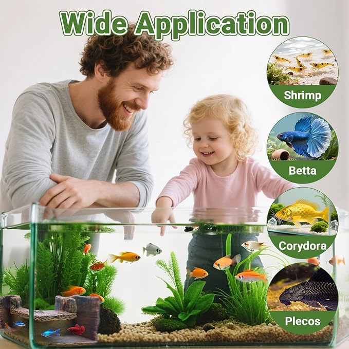 90° Corner Fish Cave Viewing Tunnels | Realistic Driftwood Stump Hideout for Shrimp, Betta, Corydoras | BPA-Free Premium Resin, Safe for Aquarium (5.1”x5.1”x2.8”)