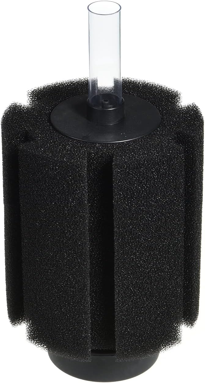 ALEGI Aquarium Bio Sponge Filter with Ceramic Media for Clear and Quiet Aquariums for Betta Fry Shrimp Tiny Fish Tank (10-40 Gallon 2 Pack)