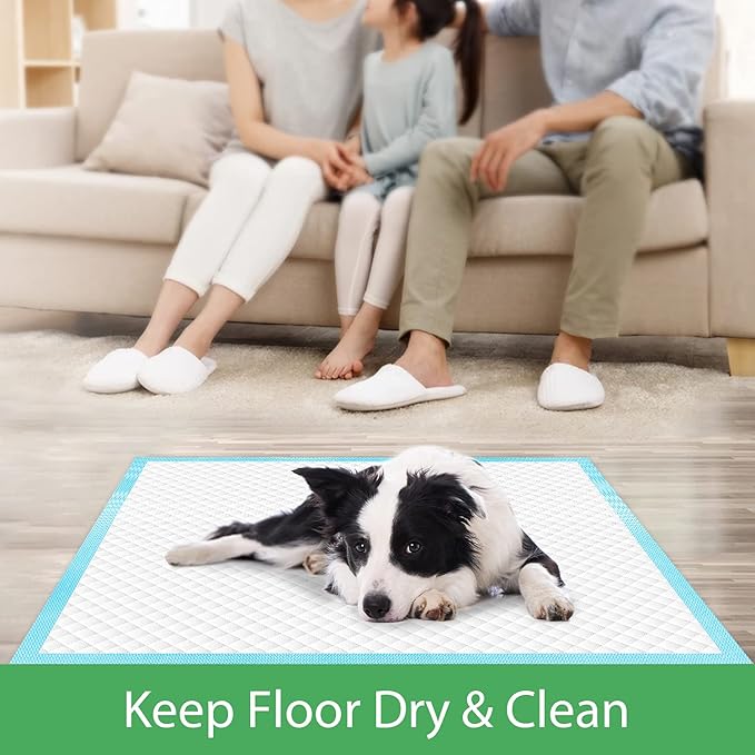 DEEP DEAR Extra Large Dog Pads 30"x26" 30 Count, Thicker Puppy Pads for Potty Training, Super Absorbent Pee Pads for Dogs, Leak-Proof Dog Pee Pads for Puppies, Disposable Pet Training Pads for Cats