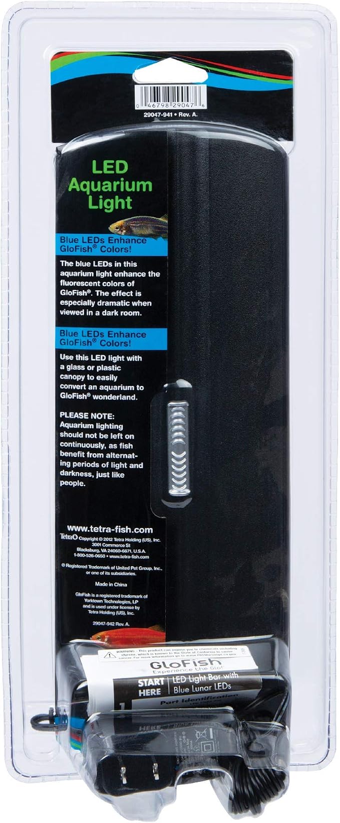 GloFish Universal Aquarium Light with Blue LEDs for 30-Inch Tanks