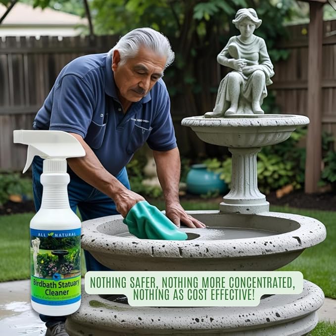 CareFree 98510 Birdbath and Statuary Cleaner, 16-Ounce
