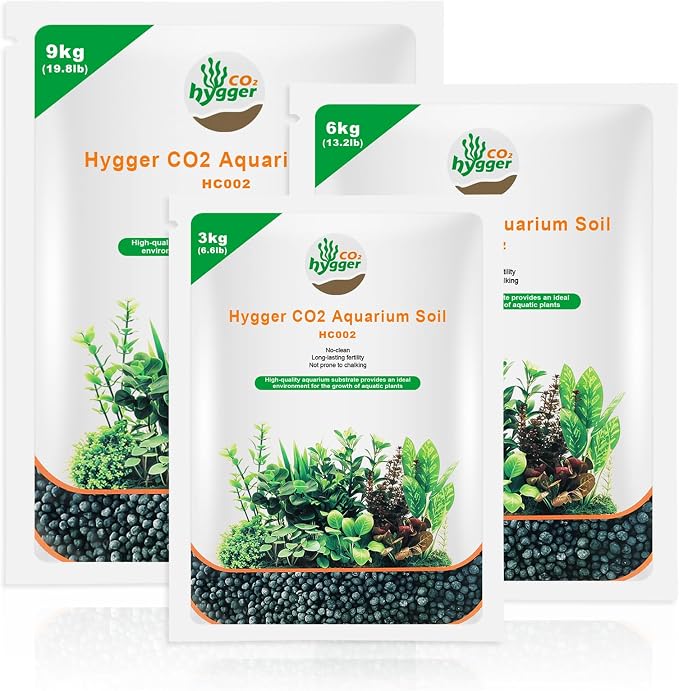 19.8Ib Aquarium Soil Water Grass Mud Fish Tank Aquascaping Aquarium Substrate Soil for Plants and Shrimps,No Need to Wash and No Muddy Water