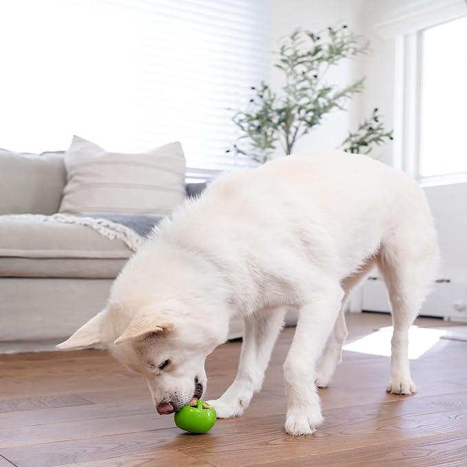 Outward Hound Nooks Peace Interactive Durable Treat-Dispensing Dog Toy, Stuffable Puzzle Ball for Solo Play or Pair with Large Snoop, Mint-Scented, No BPA