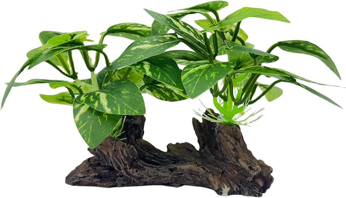 Fish Tank Decor, Aquarium Plants, Reptile Tank Accessories | Artificial plant decorations for aquariums and amphibian habitats, providing both hiding spots and decoration. Type-C