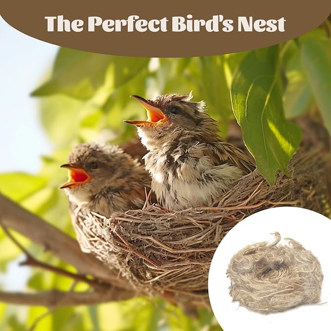 1.4 OZ/40g Bird Nesting Material,Natural Blend Hummingbird Nesting Material Parakeet Nesting Materials Nesting Material for Wild Birds Nesting Material for Canaries,Parrots