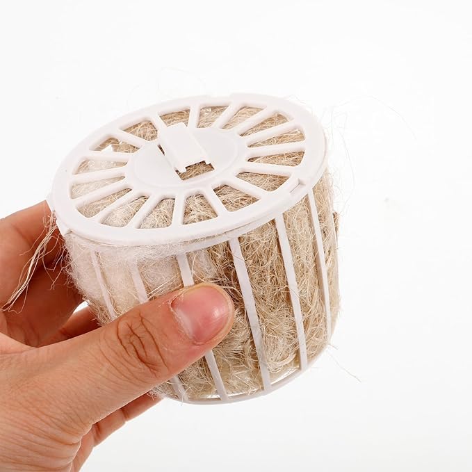 Abaodam Cotton and Jute Bird Nest Material for Small Birds Parakeets Canaries Finches Comfortable Reusable Nesting Pad for Birdhouses and Habitat Decoration