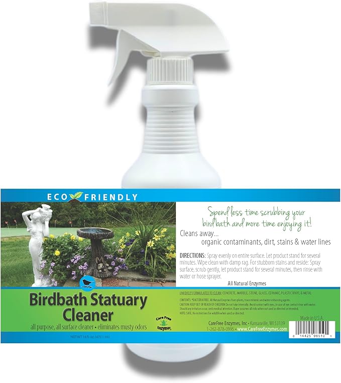 CareFree 98510 Birdbath and Statuary Cleaner, 16-Ounce