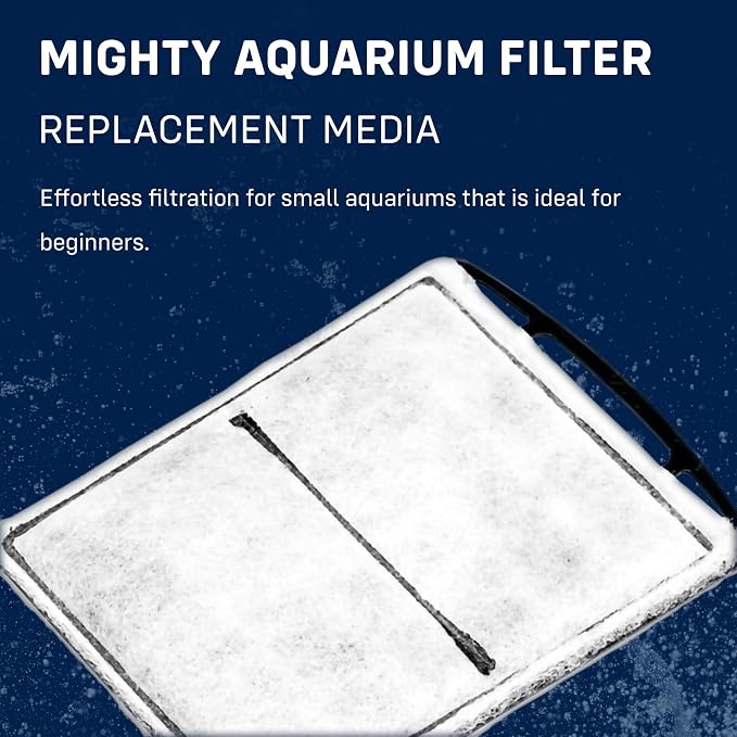 Mighty Aquarium Filter HOB Replacement Media - Replacement for Fish Tank Filters, Hang-on-Back Small Aquarium Filter Replacement Filter Cartridge, XL MG20 Replacement Cartridge, 2-Pack