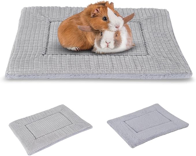 BVAGSS Reversible Dog Crate Pad, Memory Foam Pet Bed Mat, Soft Warm Machine Washable Sleeping Kennel Mattress for Small Medium Dogs XH079 (21''x13''x1.6'',Grey)