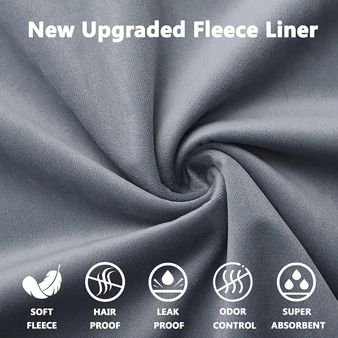 Guinea Pig Fleece Bedding, 18X24in 4Pack, Easy Clean & Super Absorbent & Odor Control & Waterproof Reusable Guinea Pig Cage Liner for Guinea Pig, Dog, Small Animal, Rabbit, Bunny, Chinchilla