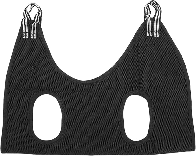 Cat Grooming Hammock, Secure Restraint Comfortable Breathable Fabric Pet Grooming Hammock, Dog Sling with Hook and Loop Straps for Cats Salon (M)