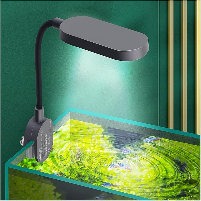 3W Aquarium Light, Full Spectrum USB Clip-on for Nano Tank