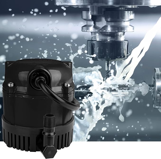 Little Giant #1 115 Volt, 1/150 HP, 205 GPH Direct Drive Small Submersible Fountain Pump with 6-foot cord, Black, 501004