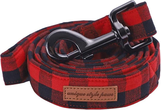 Unique style paws Durabel Dog Leash Matching Collar 6 Colors and 3 Size Soft and Comfy Handle for Dogs and Cats
