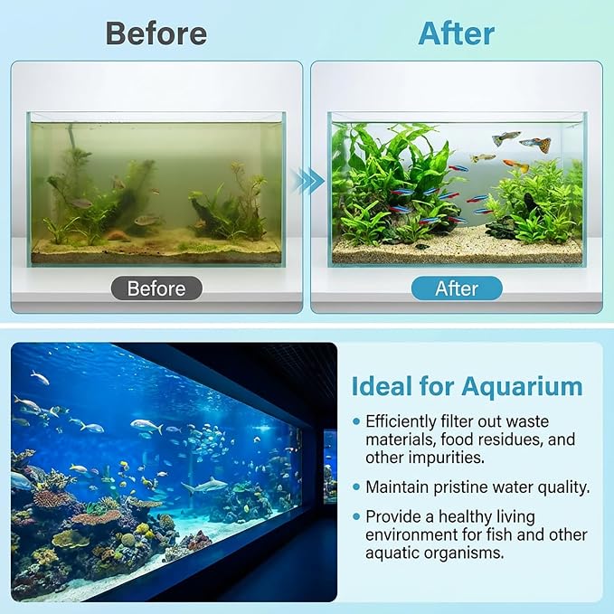 MAQIHAN 50PCS Pool Filter Balls - Sand Filter Ball, Aquarium Filter Media | Reusable Poly Filter Balls for Pool Robots & Water Tank, Sand Filter Pump Systems Accessories, Swimming Pool Cleaning, White