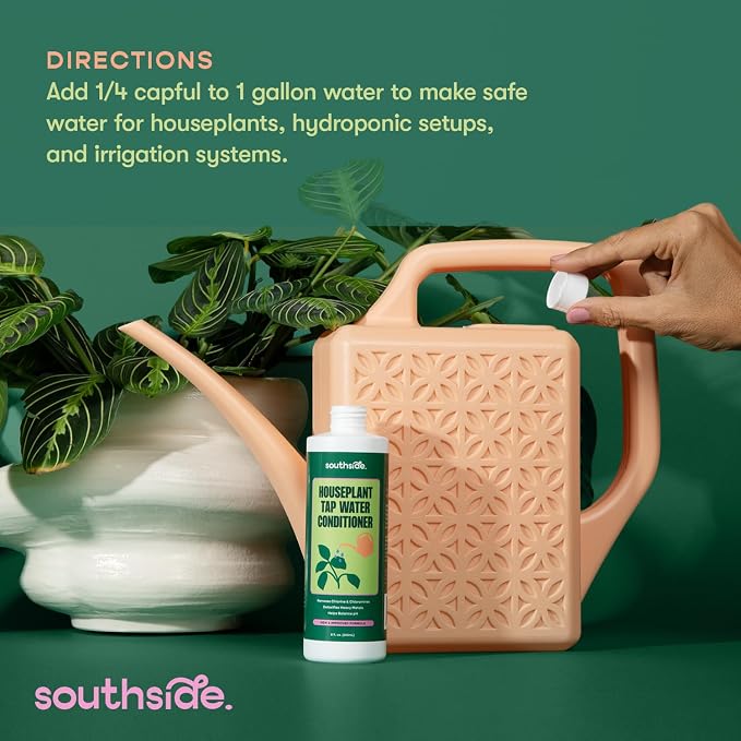 Southside Plants Tap Water Conditioner for Houseplants & Hydroponics - Remove Chlorine, Chloramines & Heavy Metals, Buffers pH - 8 Oz