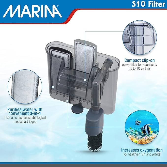 Marina S10 Power Filter, up to 10 gallons