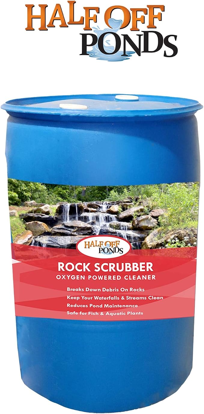HALF OFF PONDS Water Treatments Rock Scrubber - Oxygen Powered Cleaning Formulation 400 lb. - H2OP-RS400LB