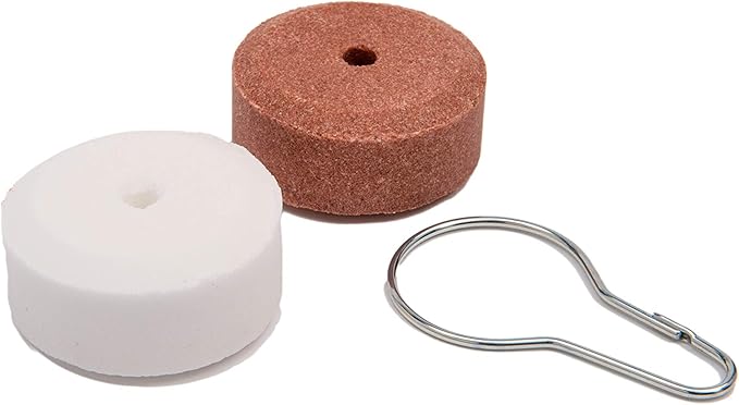 Lixit Salt and Mineral Treat Wheels for Rabbits Guinea Pigs and Other Small Animals (Pack of 2 Two Wheels with Hanger) (Salt and Mineral Set)