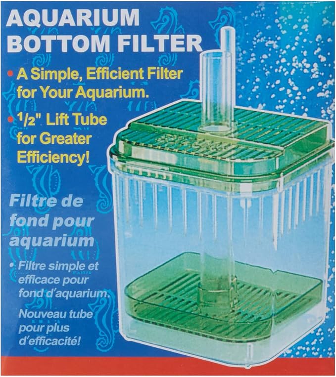 Penn-Plax Bubbler Filter for Cleaning Aquarium Fish Tanks - 10 Gallon