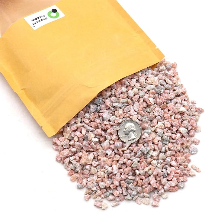 Pink Coarse Sand for Plants, Horticultural Sand, 1/8 Inch, 10 lbs