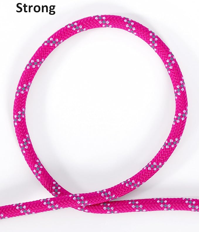 Long Dog Leash for Dog Training 100FT, Heavy Duty Dog Lead for Large Medium Small Dogs Outside Walking, Playing, Camping, or Yard,Hot Pink