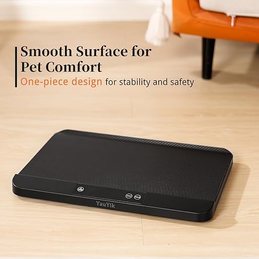 YauYik Digital Pet Scale for Accurate Weighing - Baby Scales,Ideal for Small Pets, Puppies, Kittens and Cats with Non-Slip Mat - LED Display with Hold Function, Measures Up to 40kg（Batteries Included）
