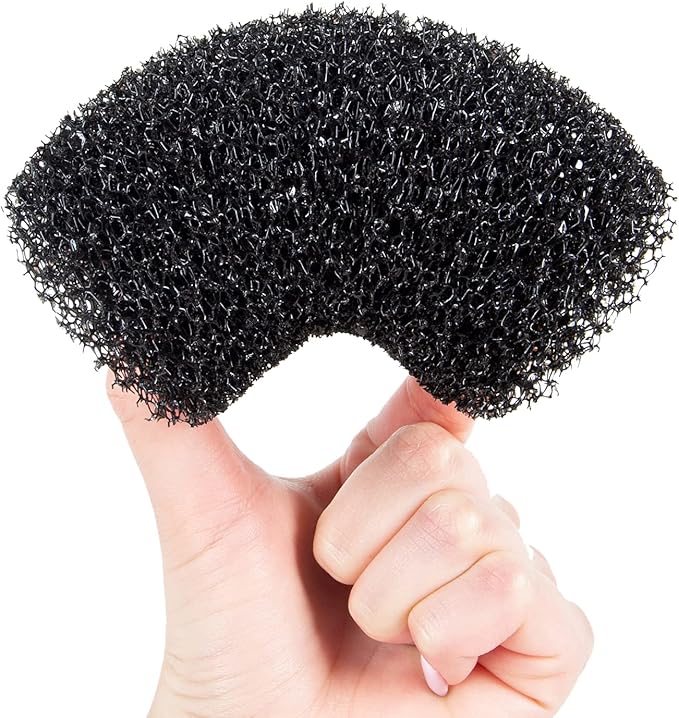 Yaubay 2PCS Internal Filter Sponge Foam, Aquarium Bio Sponge Rolls of Fish Tank Filter Accessories 4.5" x 2" (2Pcs Sponge)