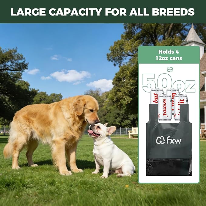 FXW Dog Poop Bags, 2-ply Extra Thick Leak-Proof, Large Size for All Dogs 14" x 9", Unscented, 100 Count