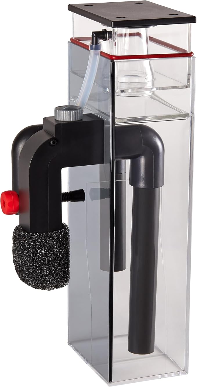 Coralife Aquarium Fish Tank Marine Salt Water DC-Controlled Variable Speed Mini Protein Skimmer, Up To 65 Gallons
