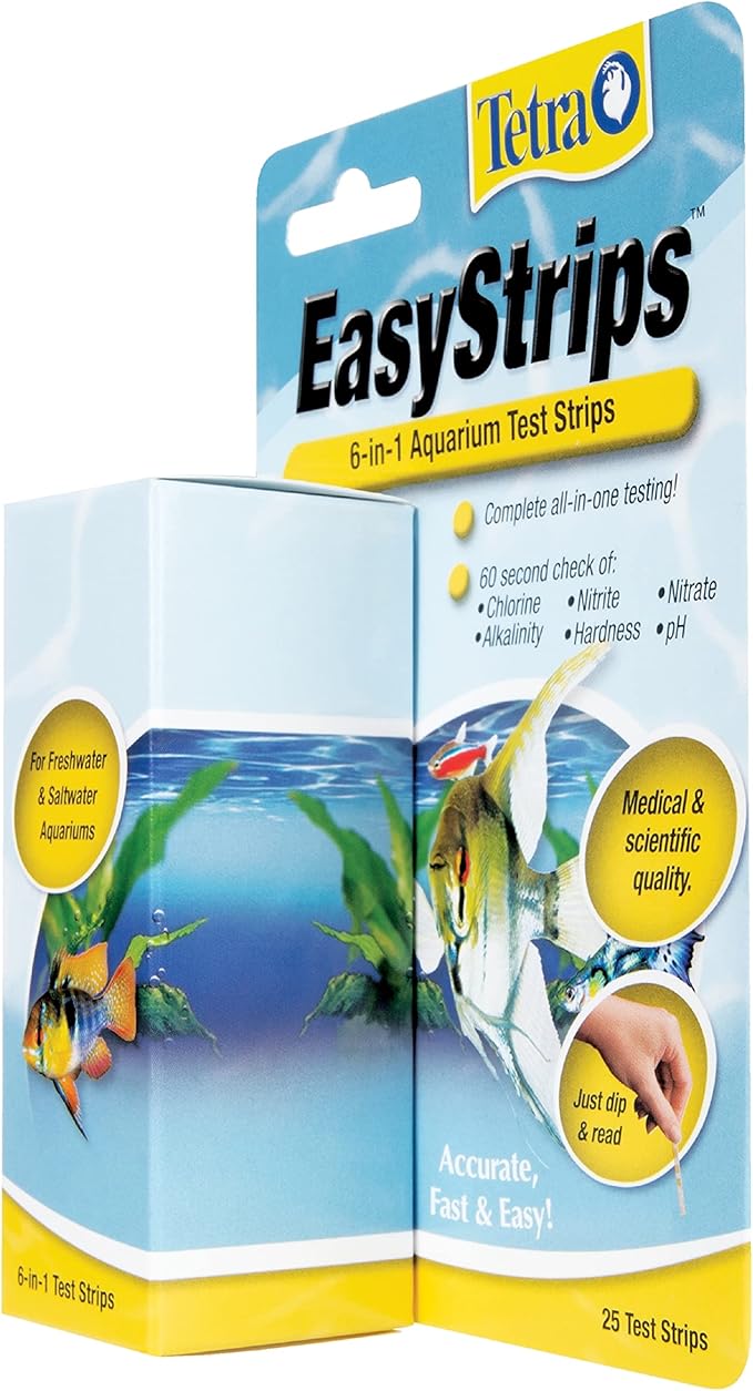 Tetra EasyStrips 6-in-1 Aquarium Test Strips, 400 Pack