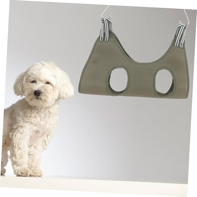 TOYANDONA Pet Grooming Strip Cat Trimming Harness Dogs Nail Cutting Hammock Multi-Functional Grooming Leash Wall Door Mount