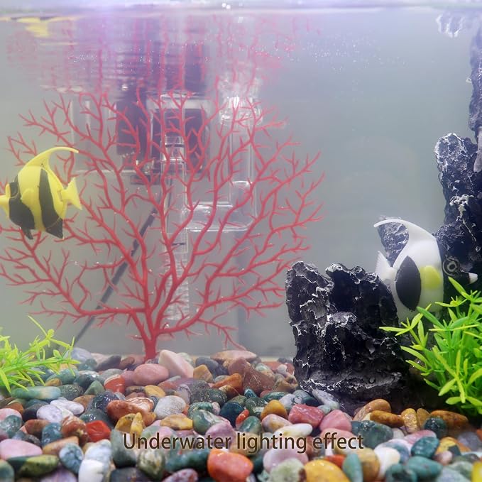 0.96LB Natural Pebbles Aquarium Decorative Crushed Stones Fish Tank Gravel Succulent Rocks Vase Filler Bulk Tumbled Polished Irregular Shaped