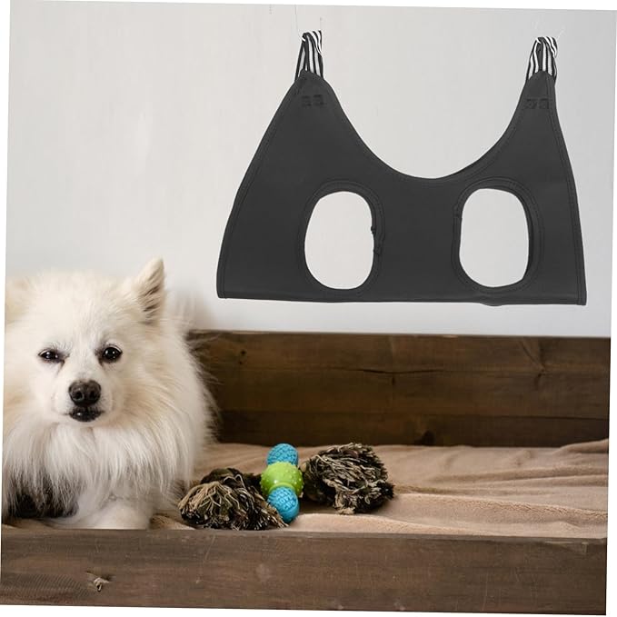 Totority Pet Grooming Sling for Cats and Dogs Safety Hammock for Nail Clipping Space-Saving Wall Door Hanging for Pets