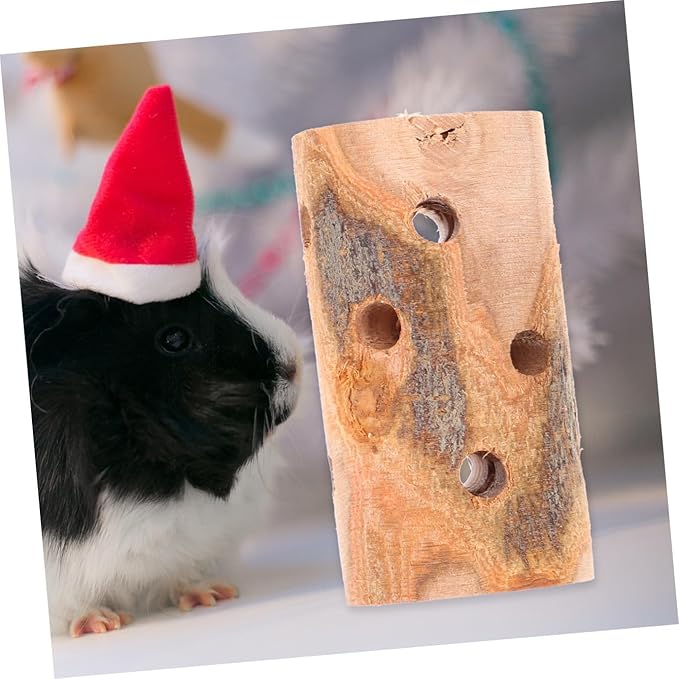BESPORTBLE 3Pcs Apple Wood Chew Sticks for Animals Natural Teething for Hamsters Guinea Pigs Rabbits Chinchillas Durable Molar Treats for Healthy Teeth and Digestion