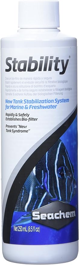 Seachem Prime Fresh and Saltwater Conditioner - Chemical Remover and Detoxifier 250 ml & Stability - for Freshwater and Marine Aquariums 250ml