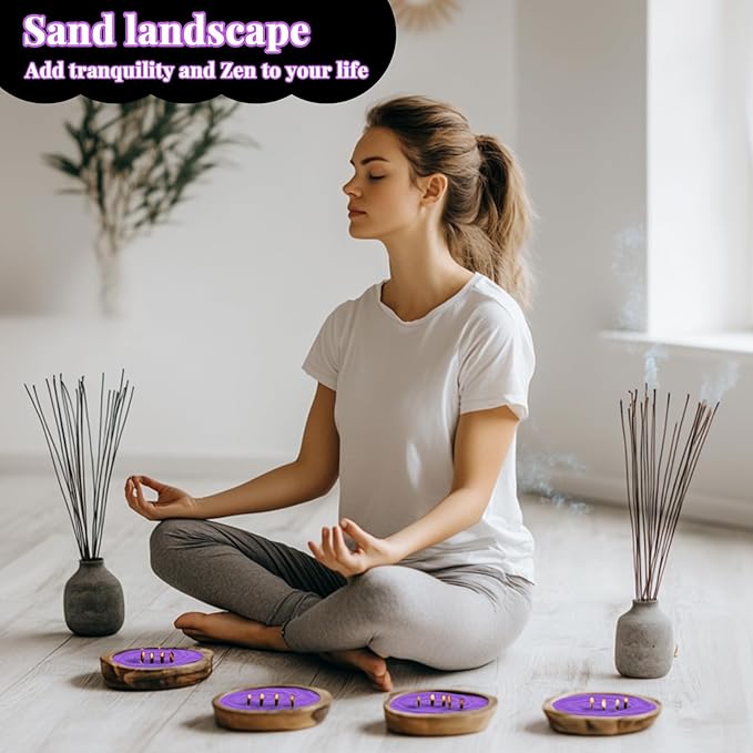 RAINFLOW 15 OZ Fine Purple Sand for Crafts - Colored Quartz Zen Garden Sand Decorative for Vases Filler, Wedding Unity Ceremony, Incense Burner, Ritual Incense,Wishing Bottle