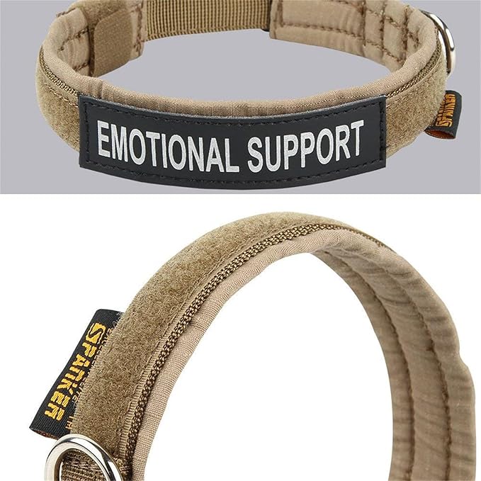 EXCELLENT ELITE SPANKER Nylon Puppy Dog Collar Adjustable Soft Padded Collar Heavy Duty Quick-Release Buckle Lightweight No-Choke for Small Medium Dogs(COB,S)