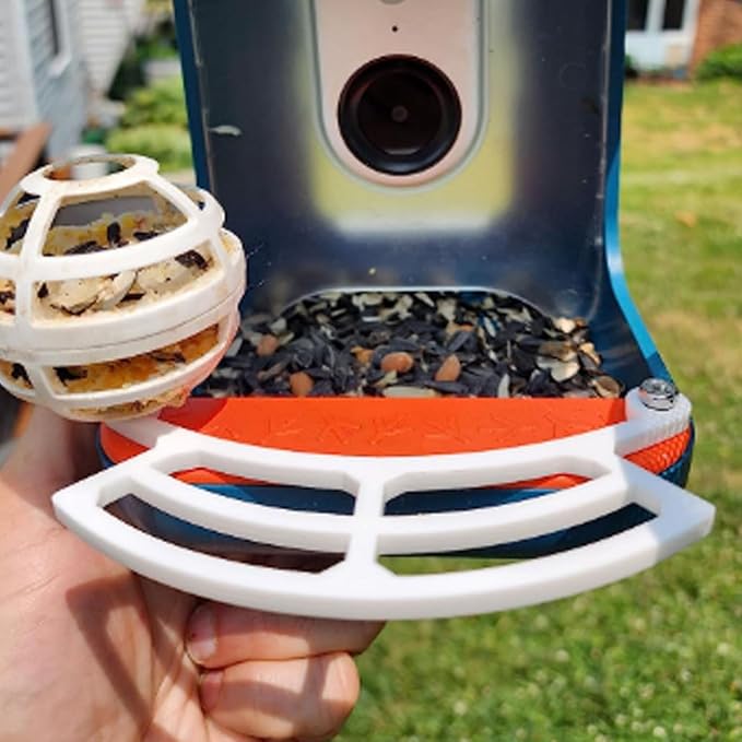 PIAOLGYI Perch for Bird Buddy Smart Bird Feeder, Accessories Compatible with Buddy Birdfeeder (White)