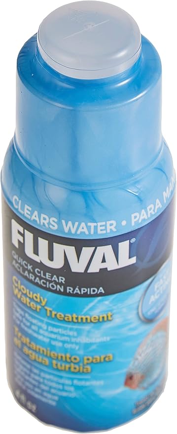 Fluval Quick Clear for Aquarium Water Treatment, 4-Ounce