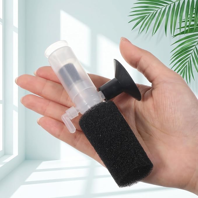 Mini Aquarium Filter Aquarium Sponge Filter Air Driven Sponge Filters Mini Sponges Fish Filters for Small Fish Tank 0.5-5 Gallon